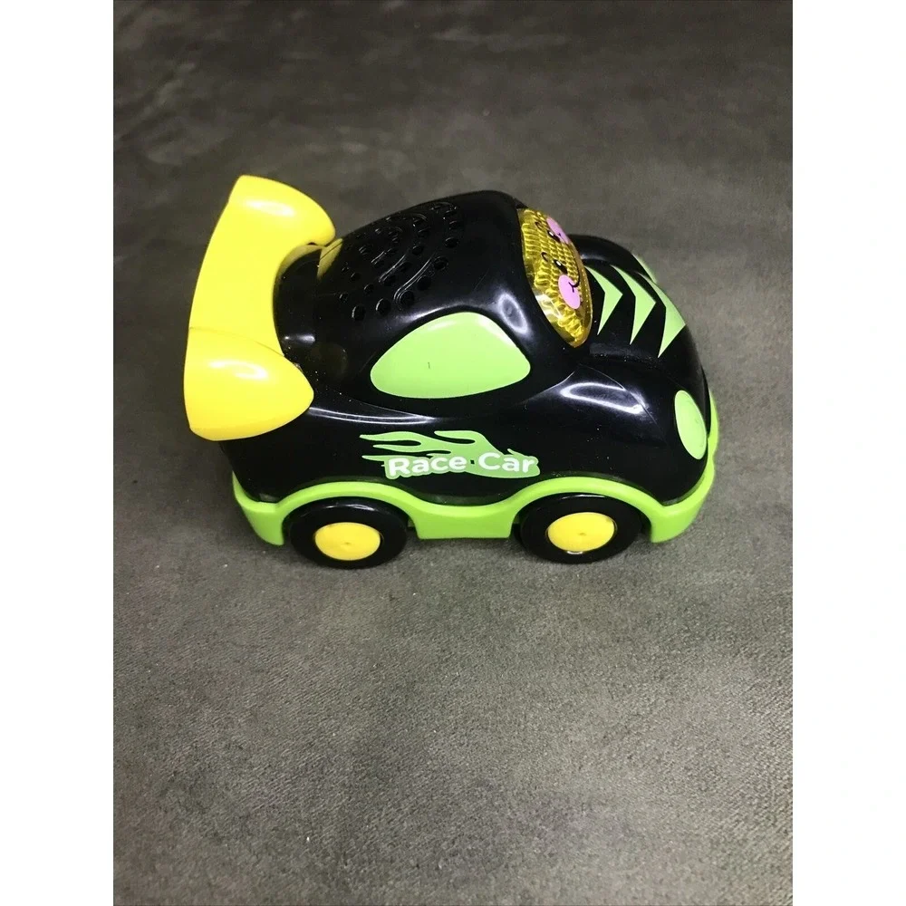VTech Go‎ Go Smart Wheels Race Car Riley Talking Light & Sound Works Black Green